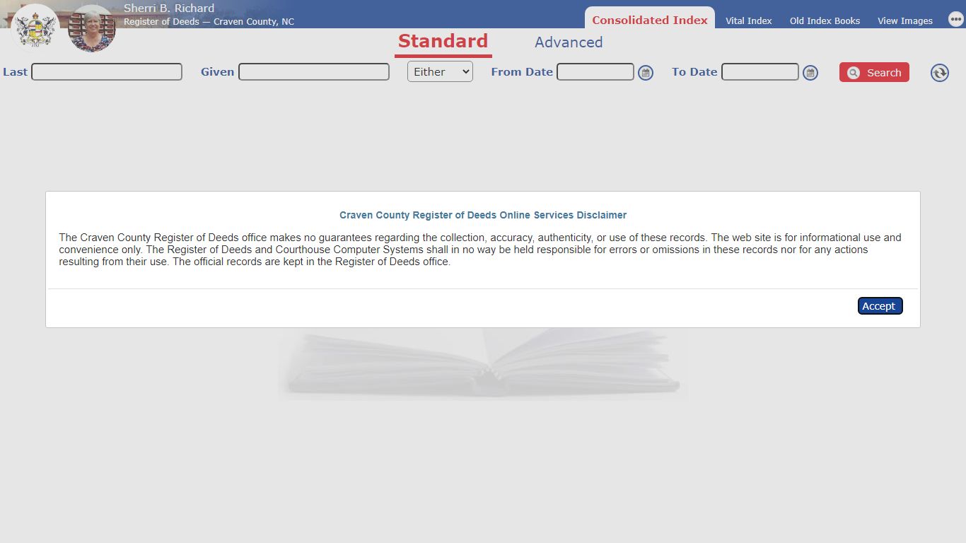 Register of Deeds | Craven County, NC - Courthouse Computer Systems
